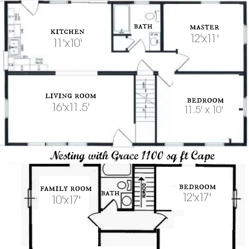 1100 sq ft floor plans 5