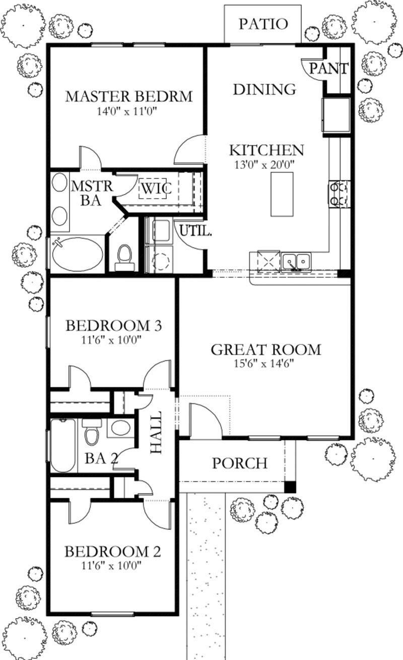 1200 sq feet home design 4