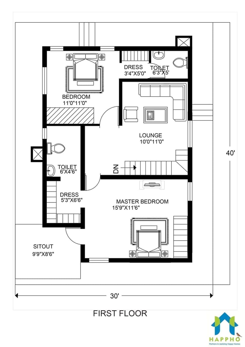 1200 sq ft floor plans 5