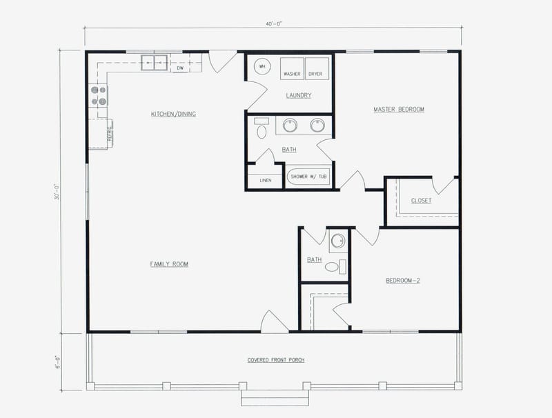 1200 sq ft floor plans 2