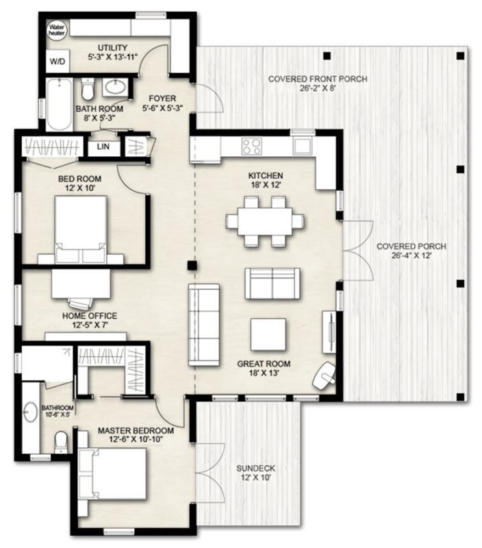 1200 sq ft floor plans 5
