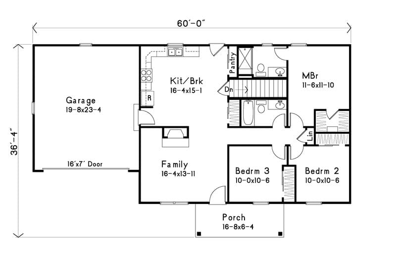 1200 sq ft ranch style house plans 2