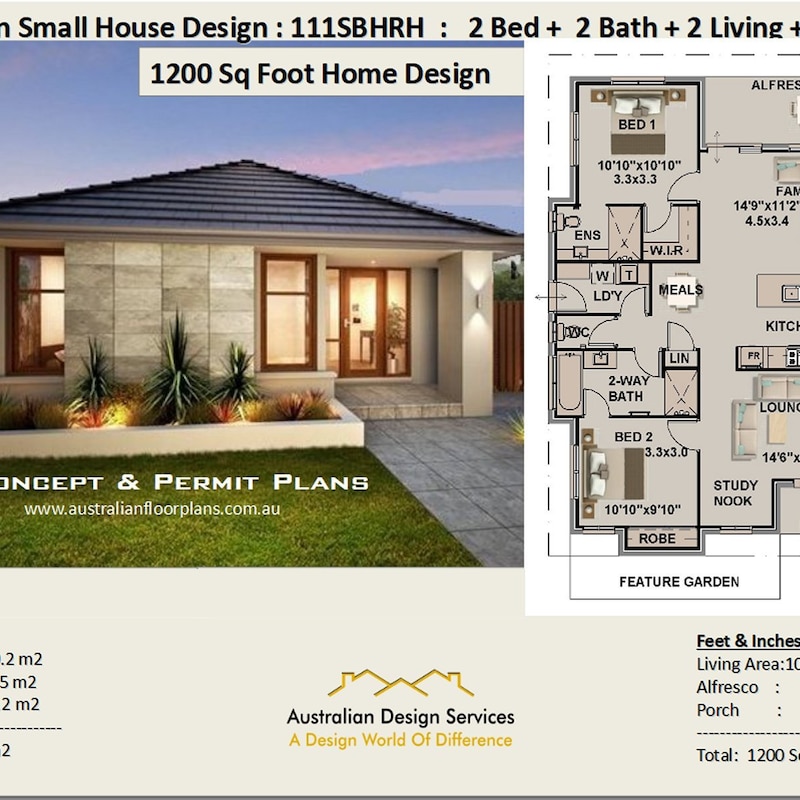 1200 square foot house plans 1