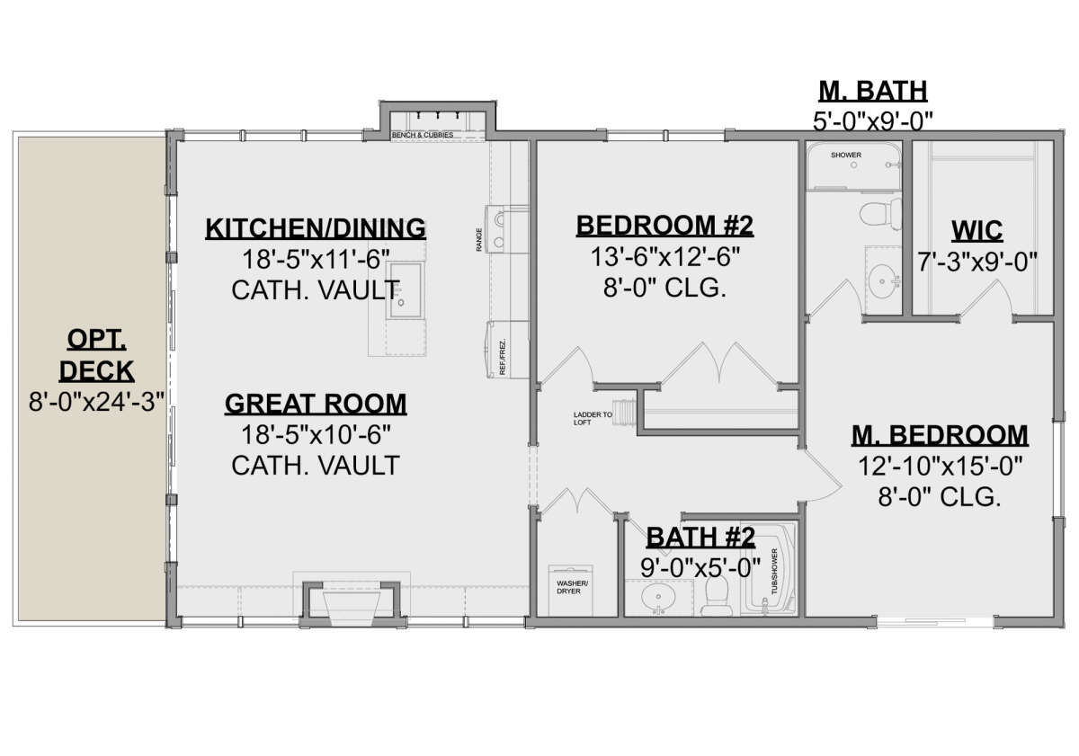 1200 square ft home plans 5