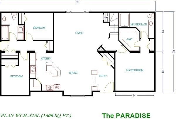1400 sq ft house plans 4