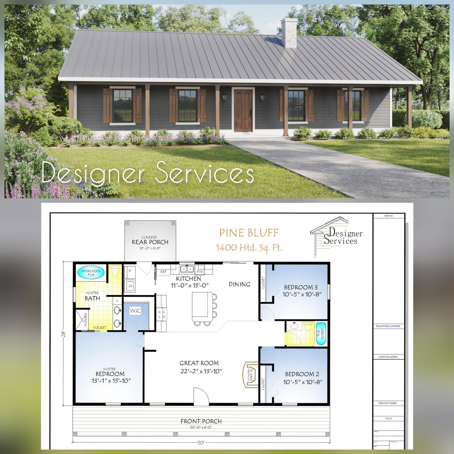 1400 square foot house plans 4