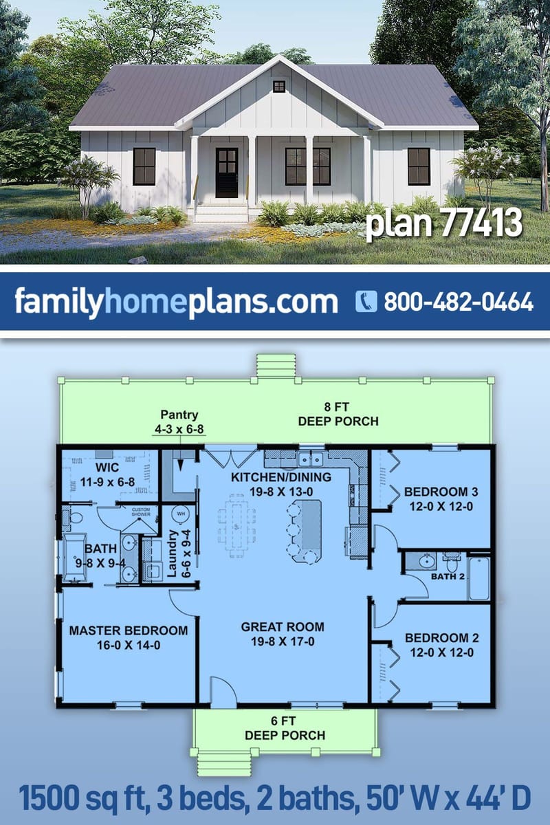 1500 square foot ranch house plans 2