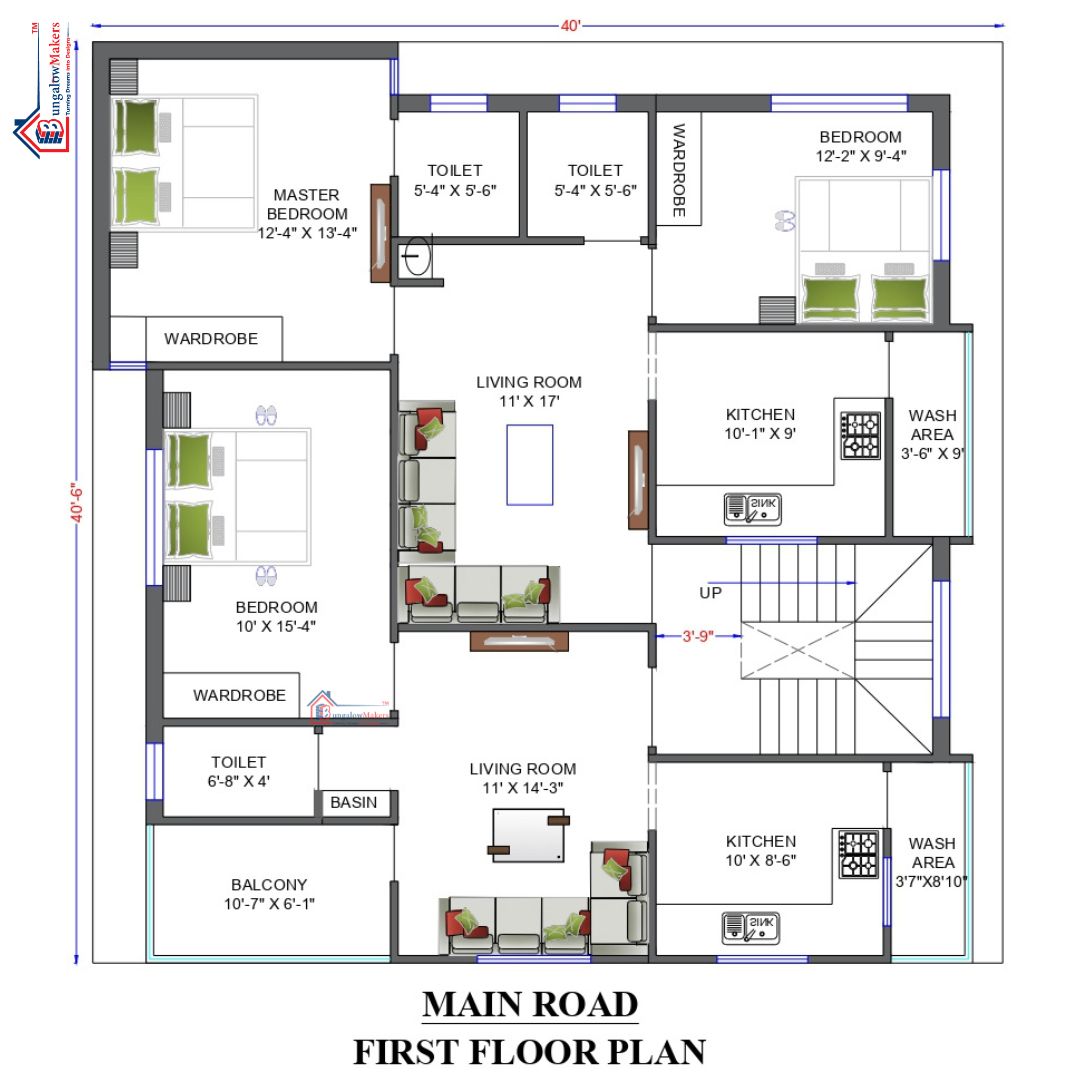 1600 sq feet house plans 4
