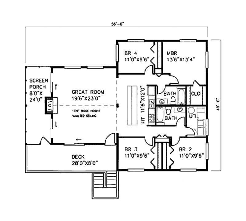 1600 sq ft house plan 3