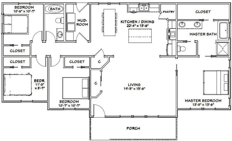 1800 square foot home plans 4