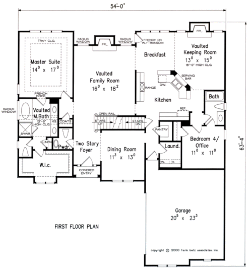 1st floor master home plans 2