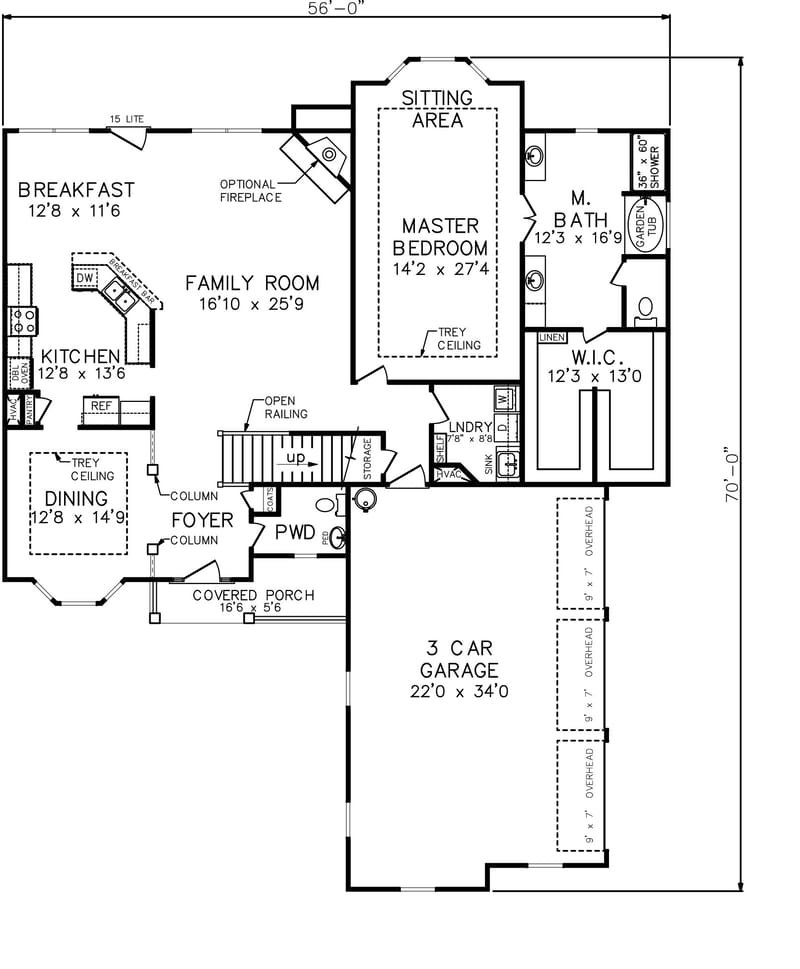 1st floor master home plans 3