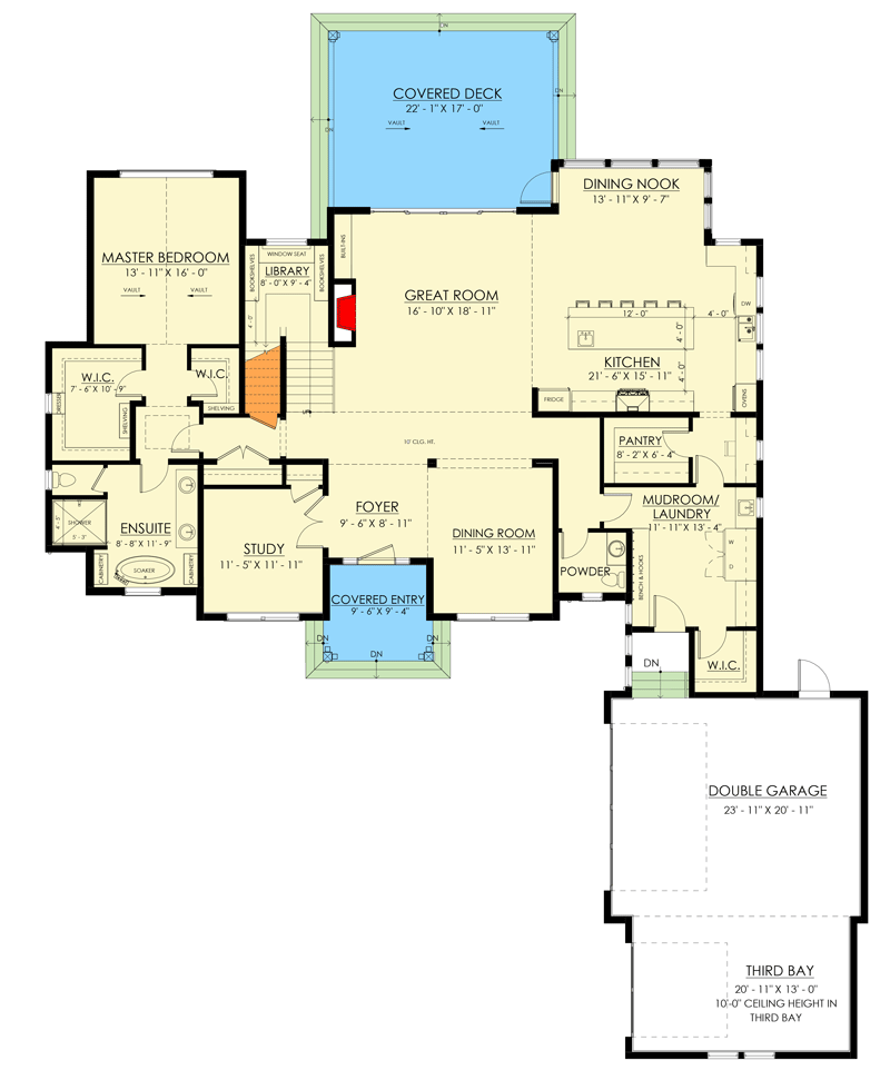 1st floor master home plans 4