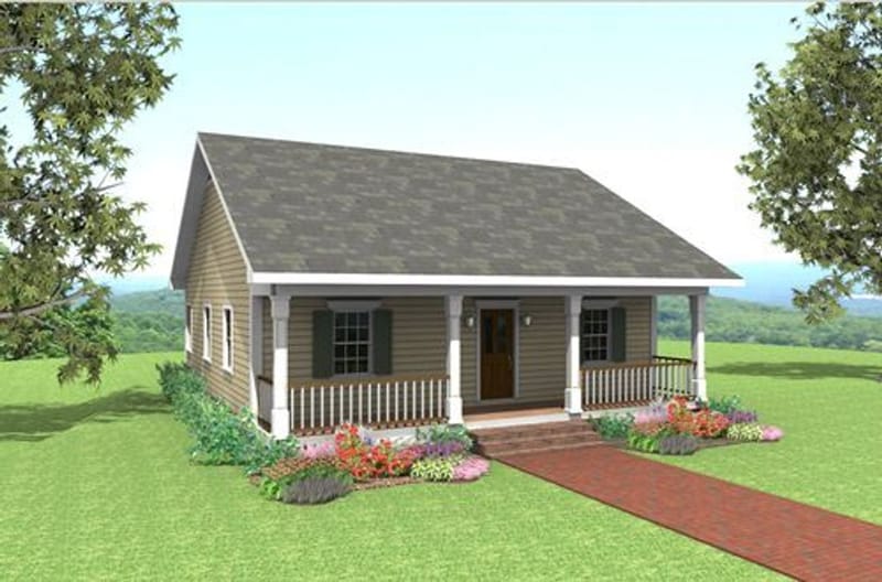 2 bed 1 bath house plans 4