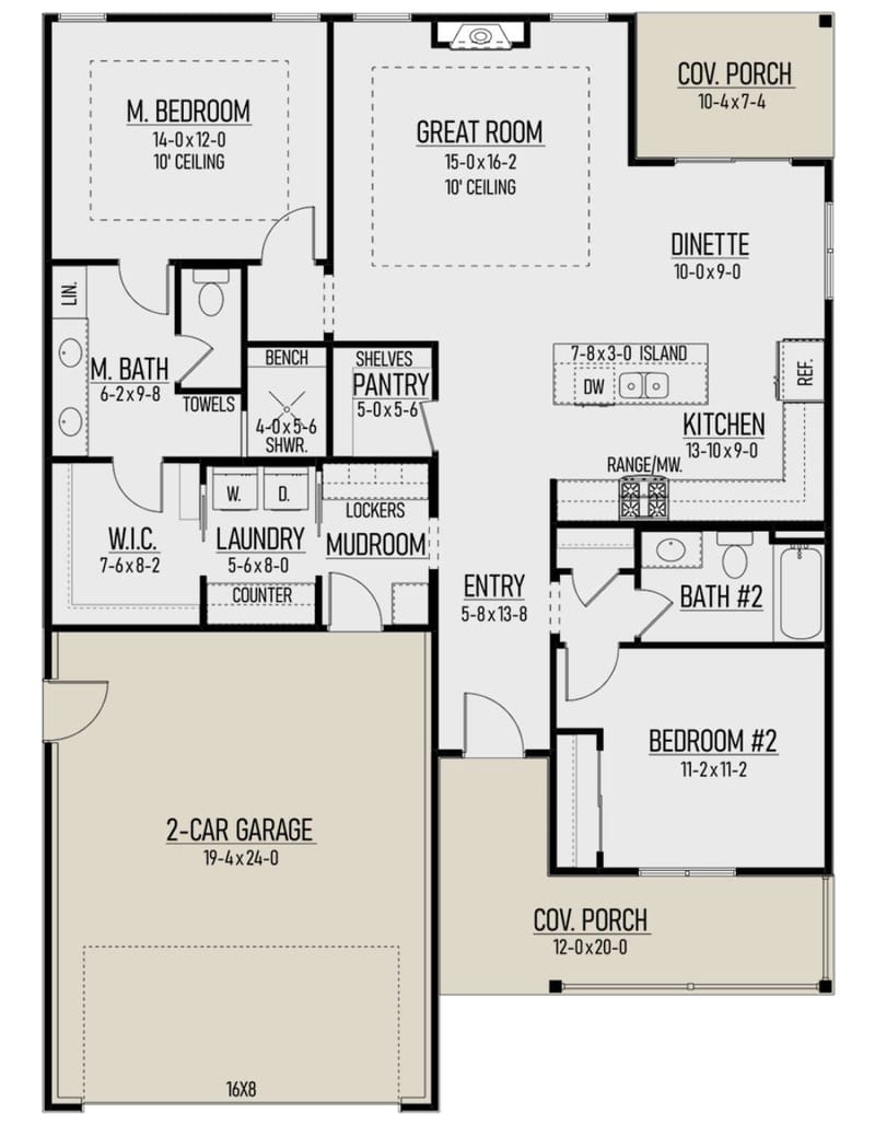 2 bedroom 2 bath farmhouse plans 2