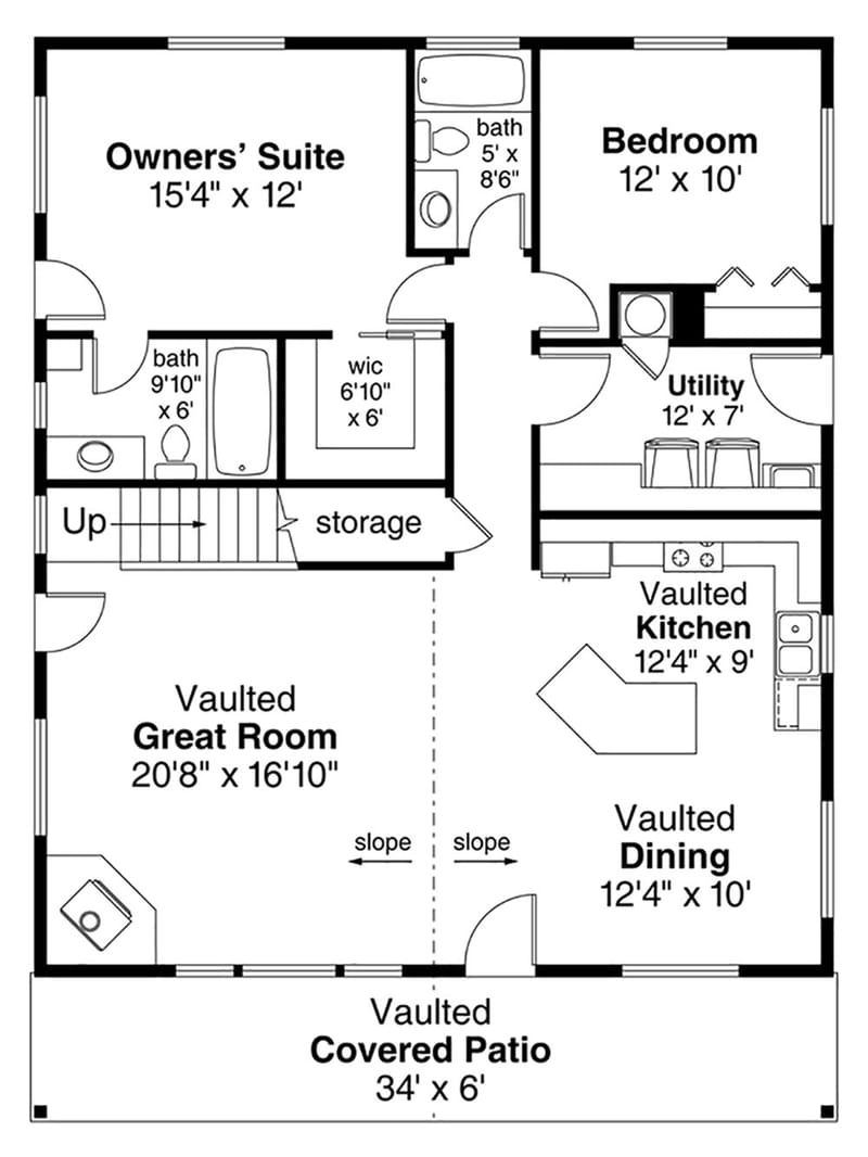 2 bedroom 2 bath house floor plans 5