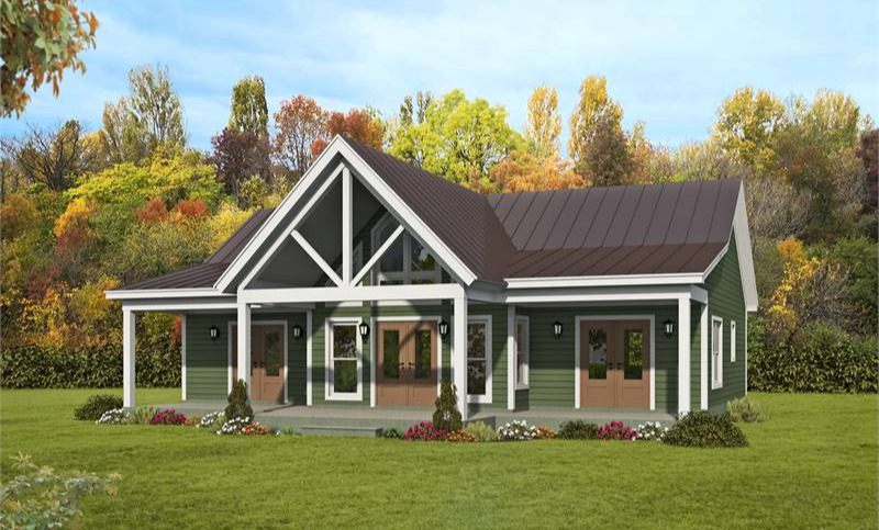 2 bedroom and 2 bathroom house 3