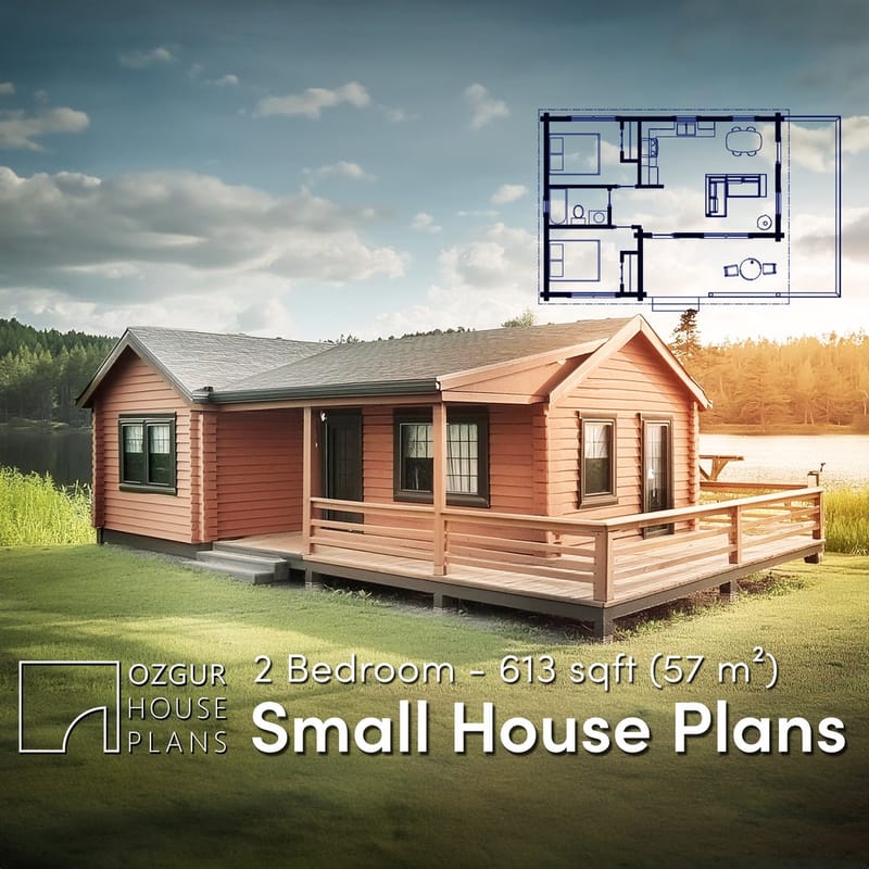 2 bedroom house plans single story 1