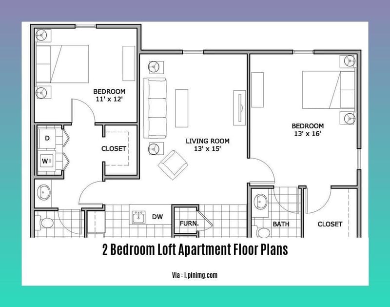 2 bedroom loft floor plans 3