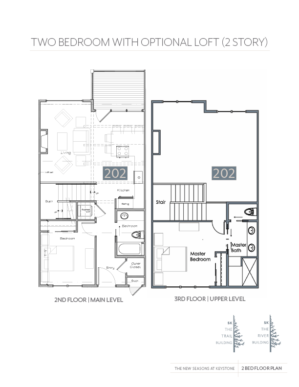 2 bedroom loft floor plans 4