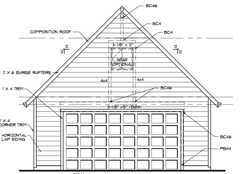 2 car garage plans free 5