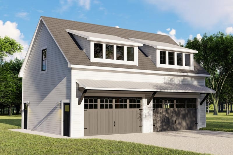 2 car garage with apartment plans 2