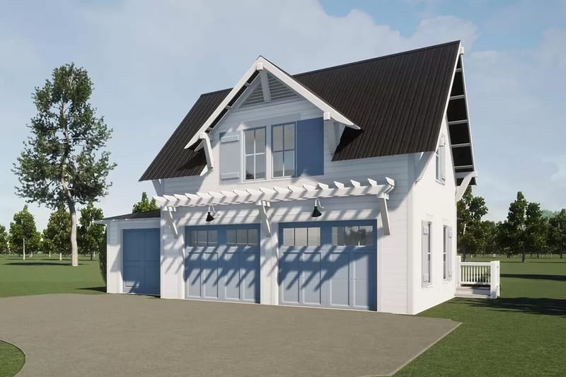 2 car garage with apartment plans 3