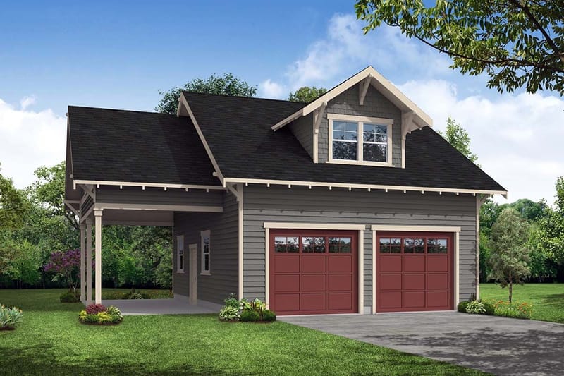 2 car garage with apartment plans 4