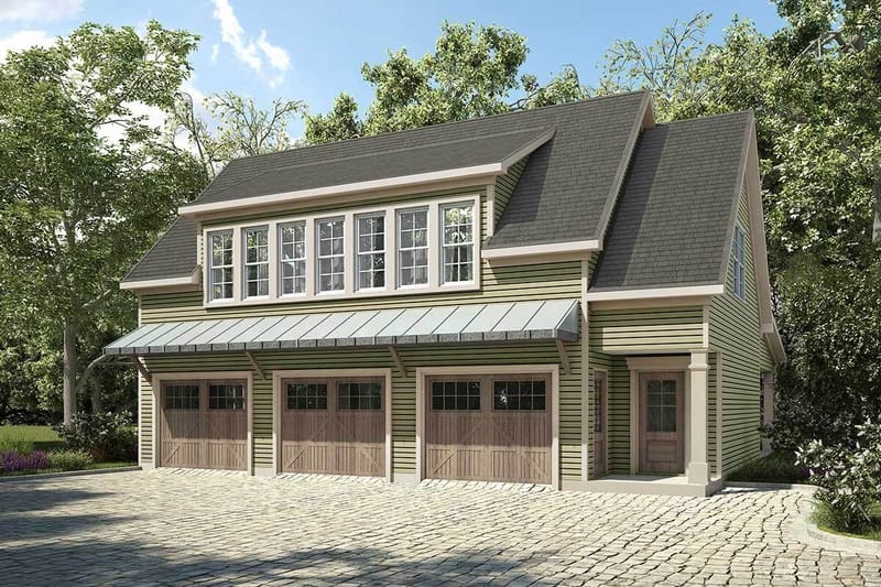 2 car garage with apartment plans 5