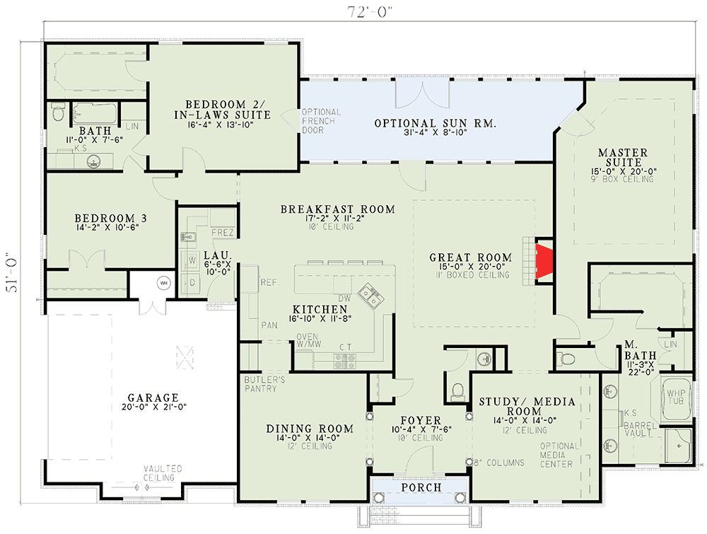 2 master bedroom home plans 3