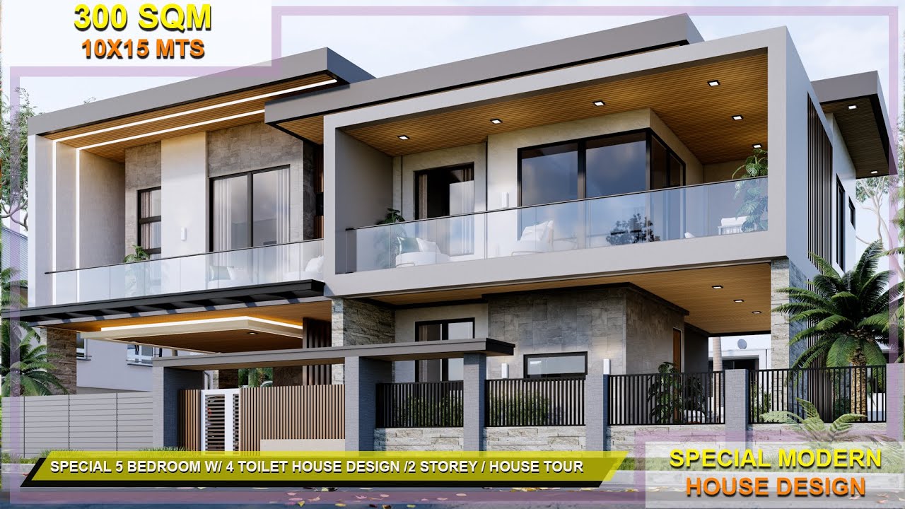 2 storey 5 bedroom house designs 5