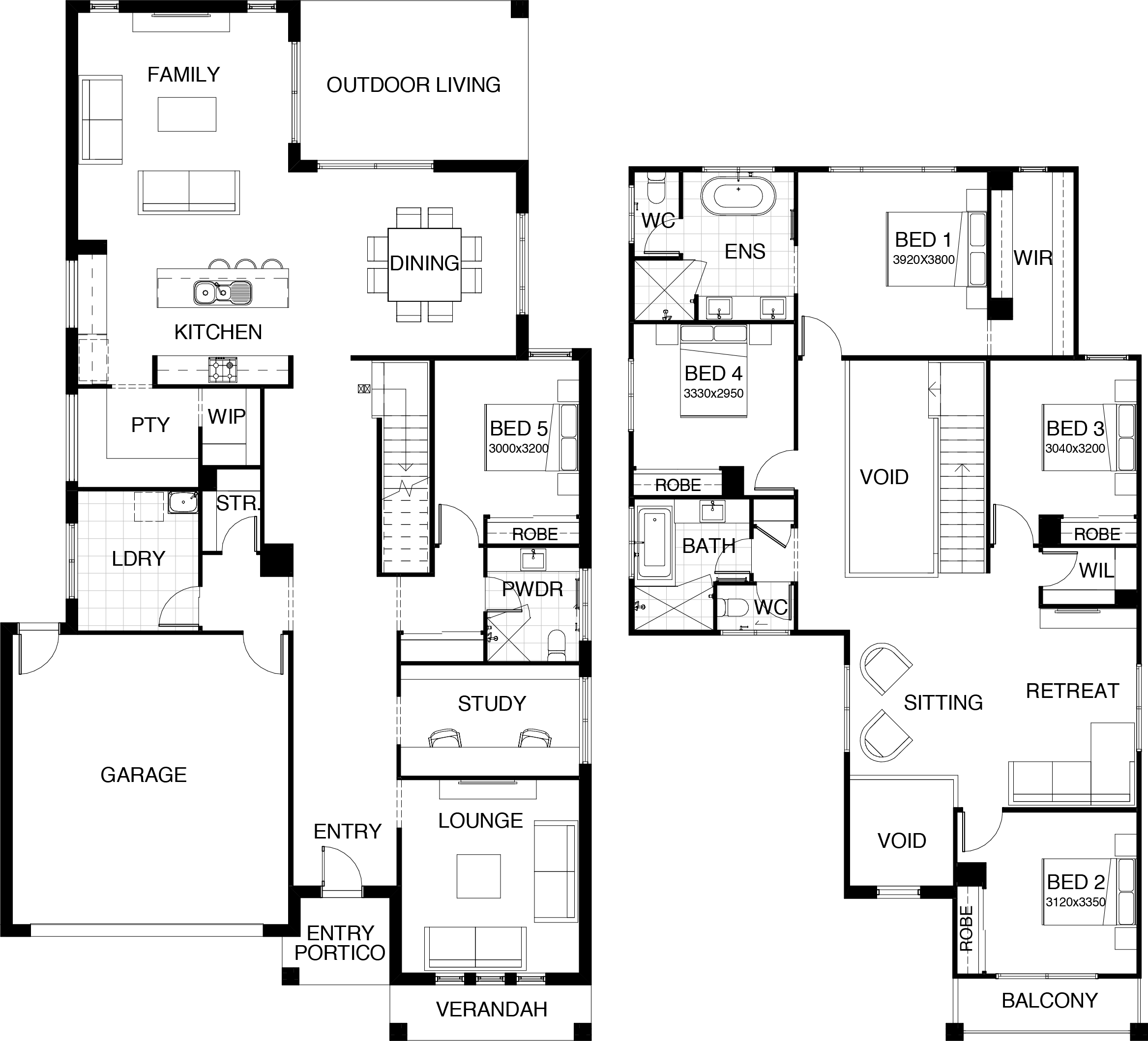 2 storey 5 bedroom house designs 2