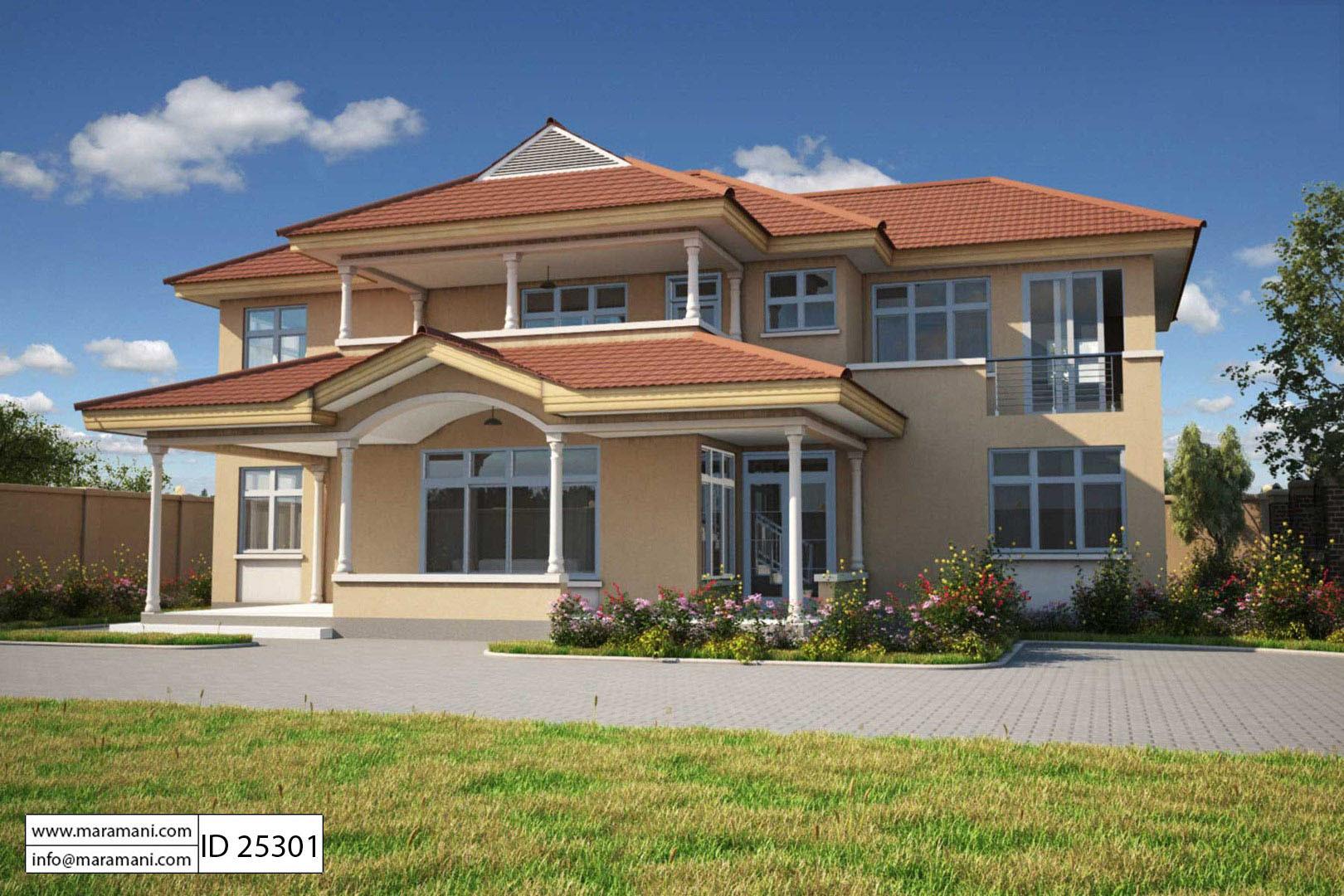 2 storey 5 bedroom house designs 4