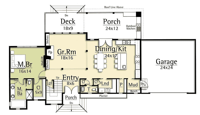 2 story great room house plans 2