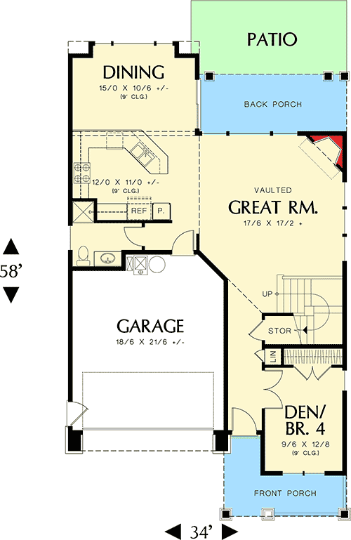 2 story great room house plans 3