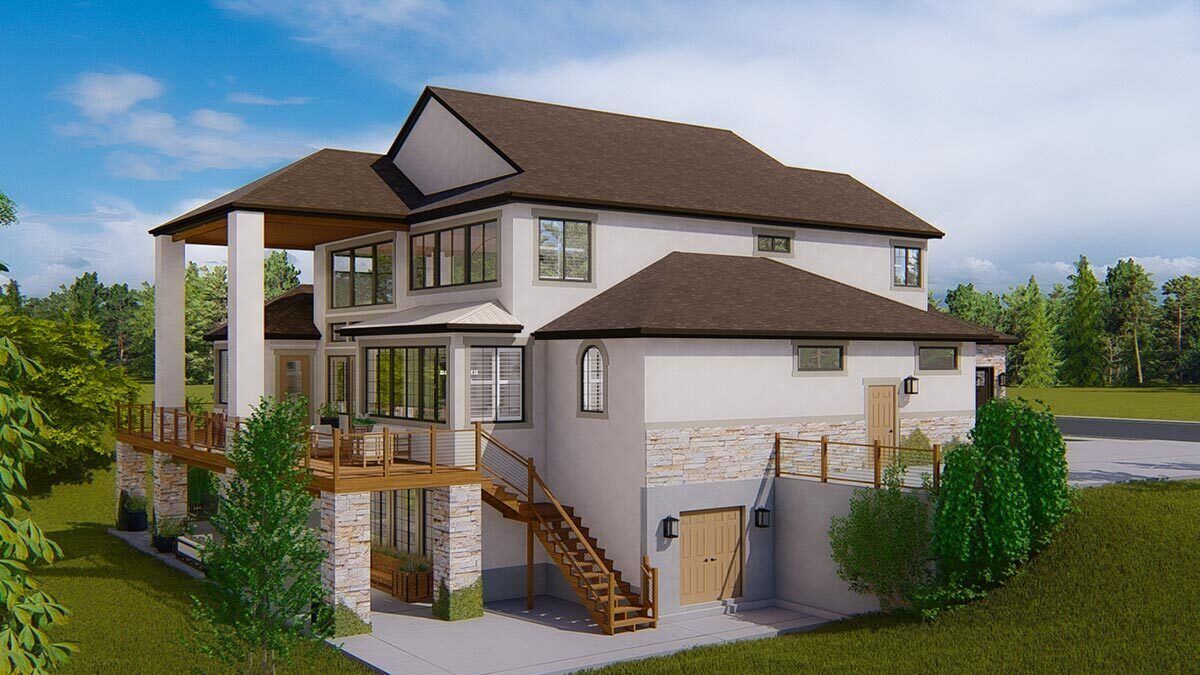 2 story house plans with basement 2