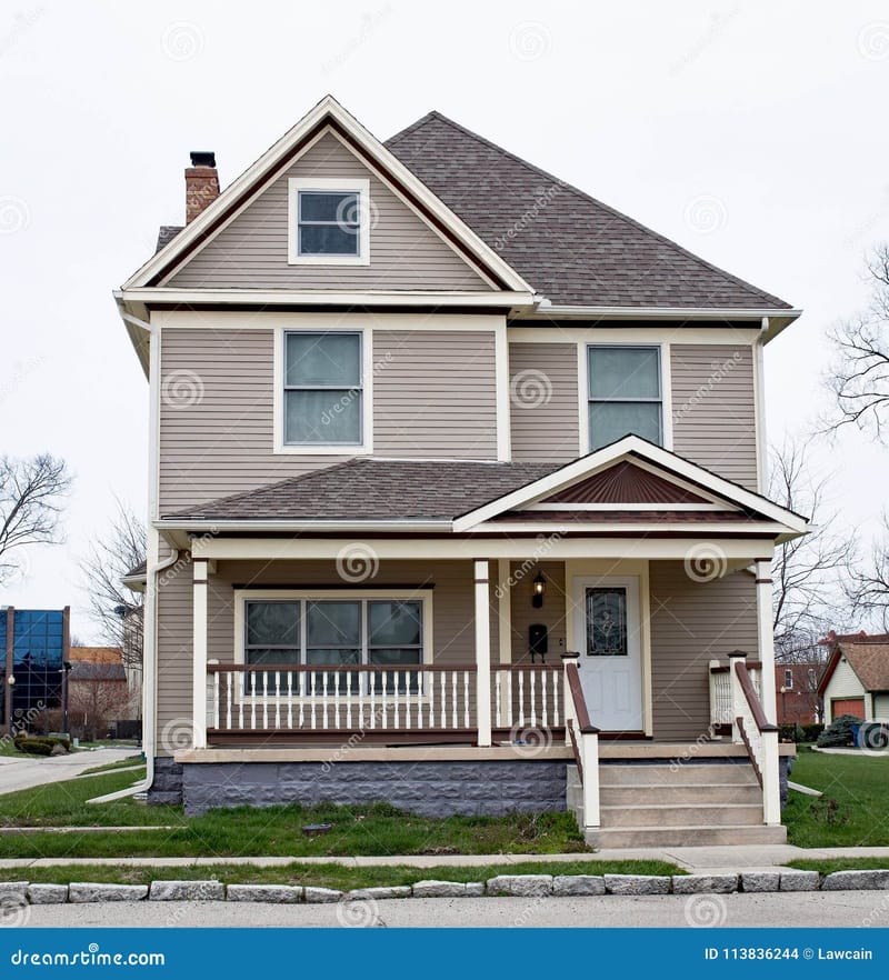 2 story house with front porch 4