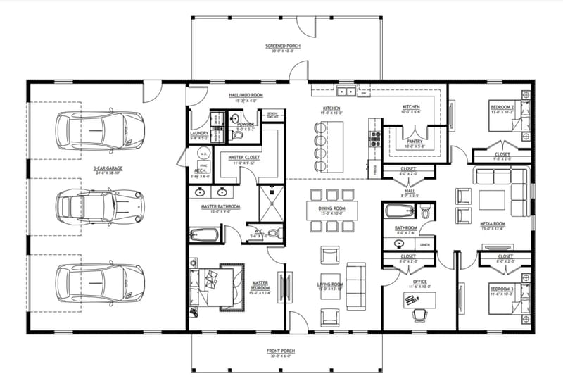 2000 sq foot floor plans 5