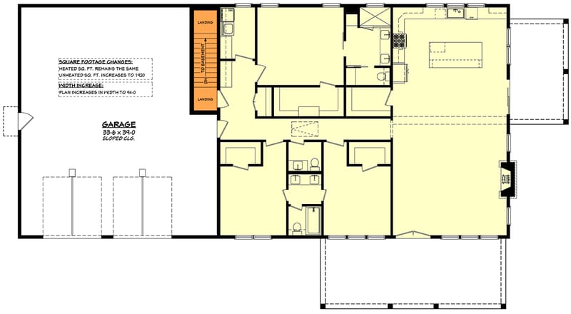 2000 sq ft barndominium floor plans 3 bedroom 4