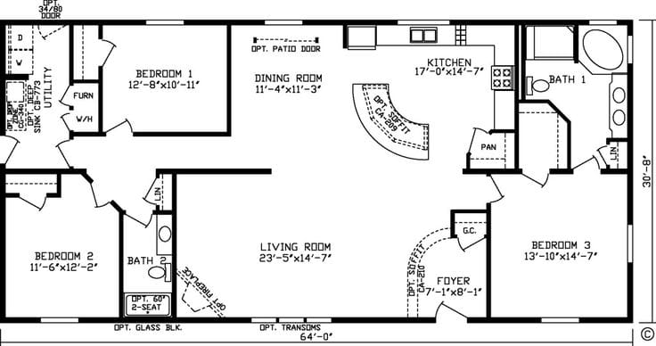 2000 sq ft one story house plans 2