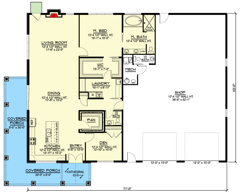 2000 square foot barndominium floor plans 2