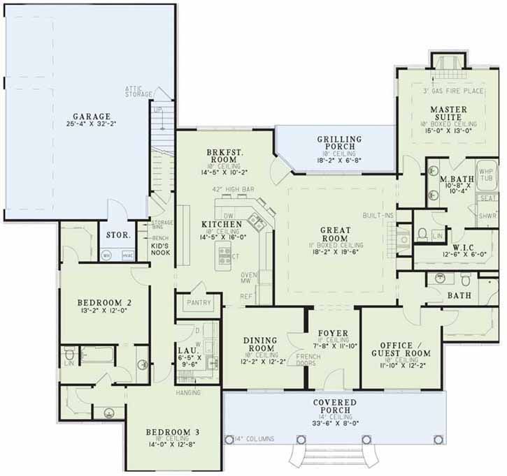 2000 square foot house floor plans 2