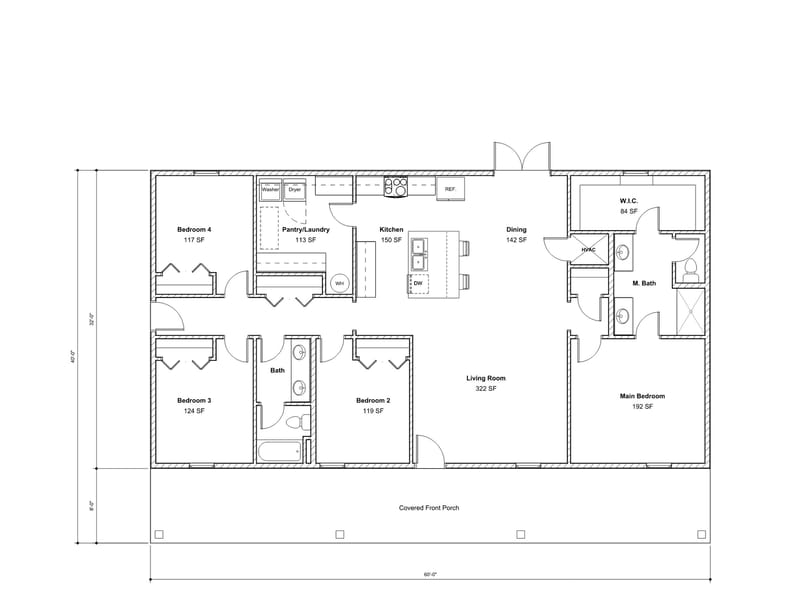 2000 square foot house floor plans 2
