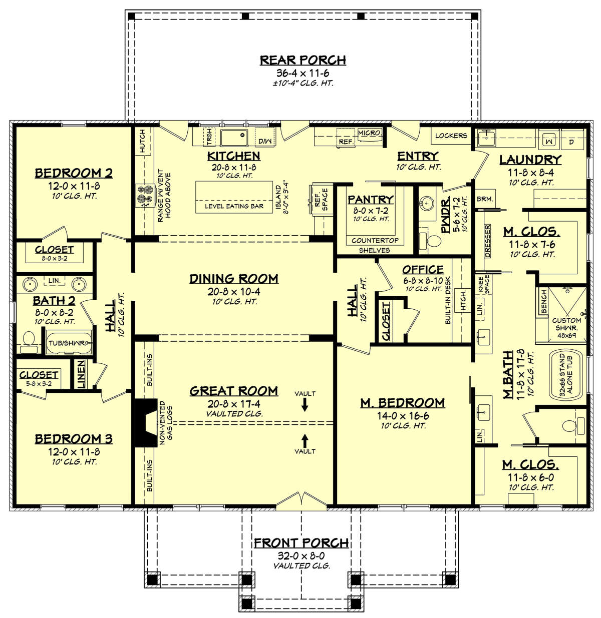 2400 square feet house plans 1