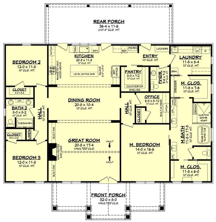 2400 square feet house plans 3