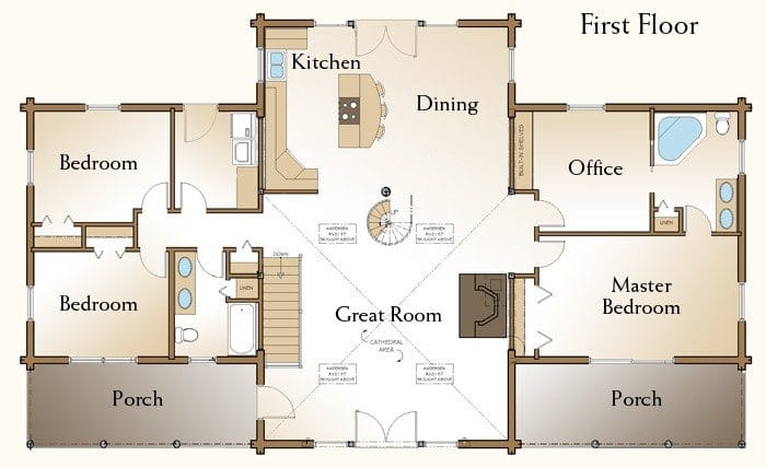 3 bed cottage floor plans 5
