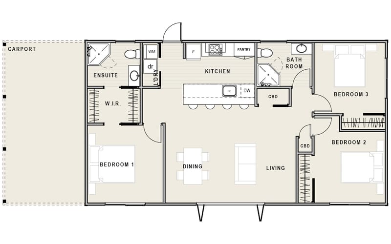 3 bed cottage floor plans 5