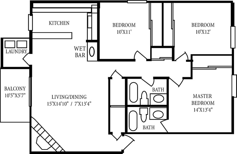 3 bedroom 2 bath floor plans 3