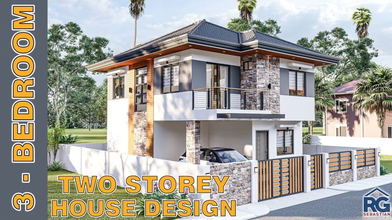 3 bedroom 2 story house designs 3