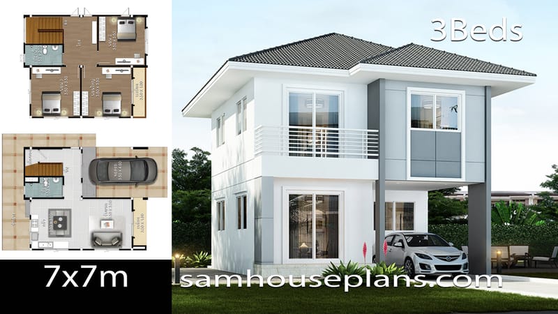 3 bedroom 2 story house designs 2